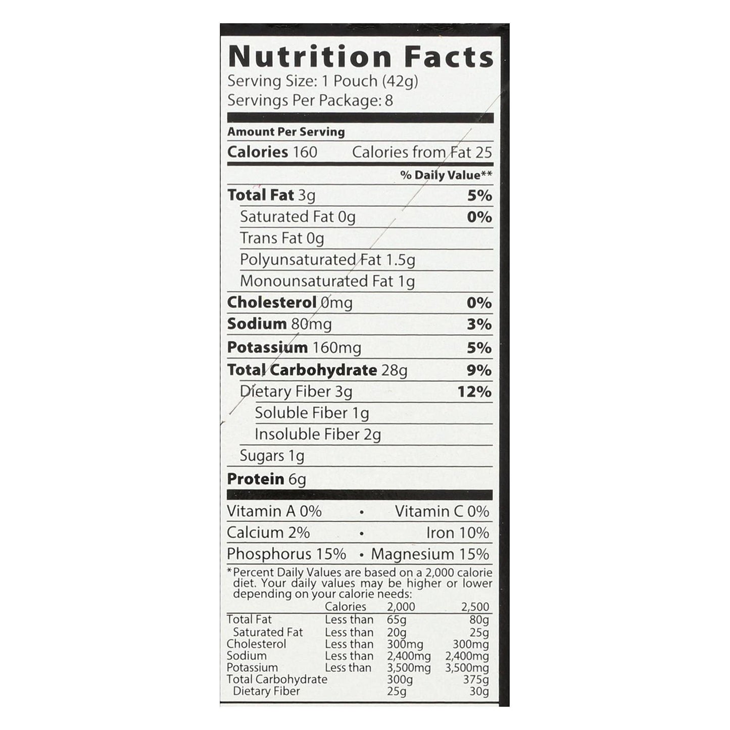 Better Oats Organic Instant Multigrain Hot Cereal Bare Case of 6 118 oz