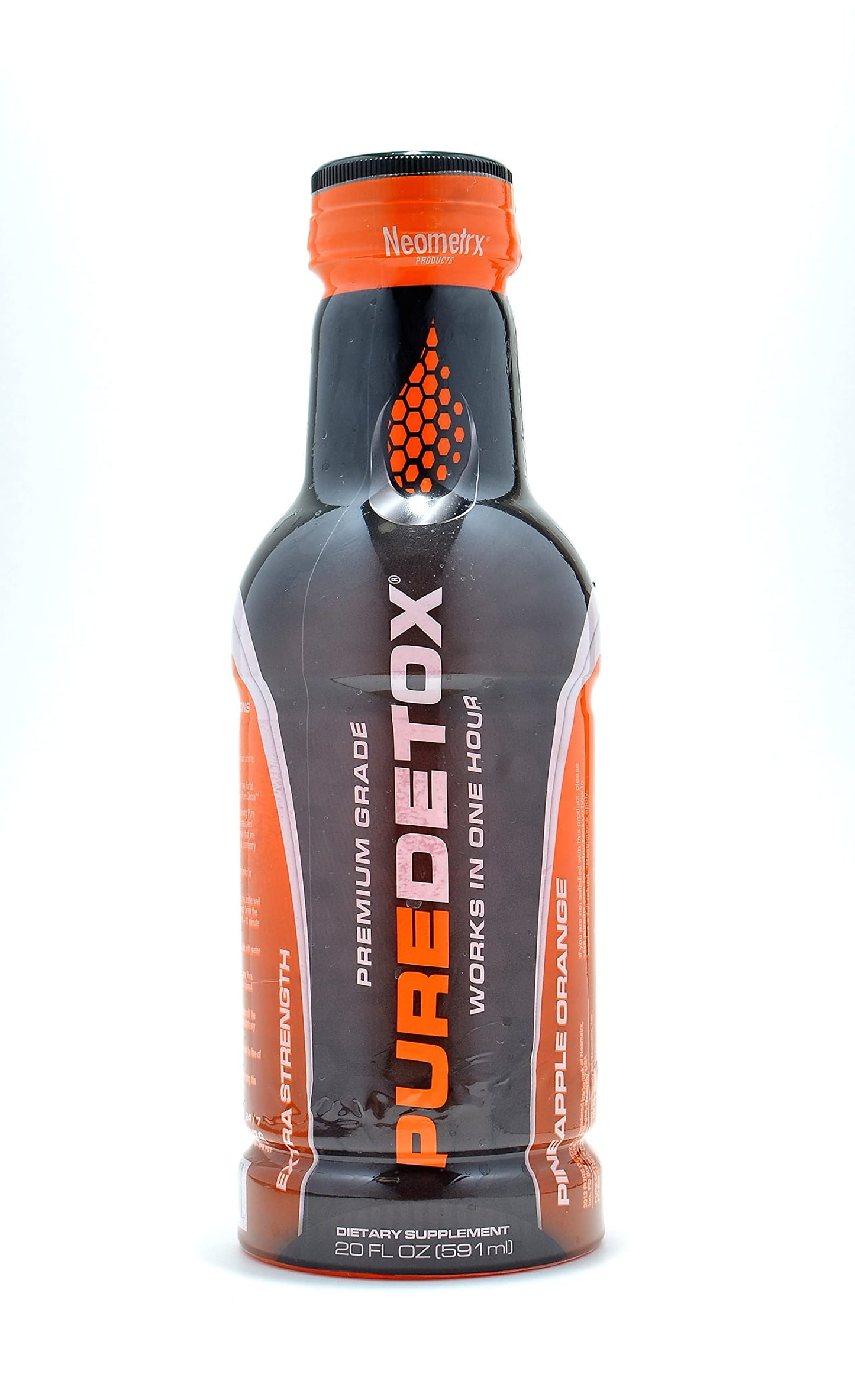 Detox Pure Neometrx Same-Day Extra Strength Detox Drink, Pineapple Orange Flavor, 20 Fl Oz