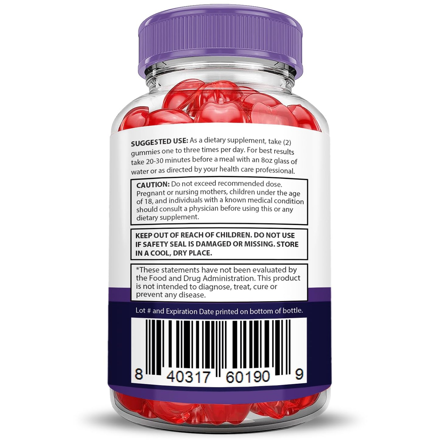 (3 Pack) Bio Lyfe Keto ACV Gummies Advanced Formula 1000MG Biolyfe Keto Gummies Apple Cider Vinegar Formulated with Pomegranate Beet Juice Powder B12 Vegan Non GMO 180 Gummys