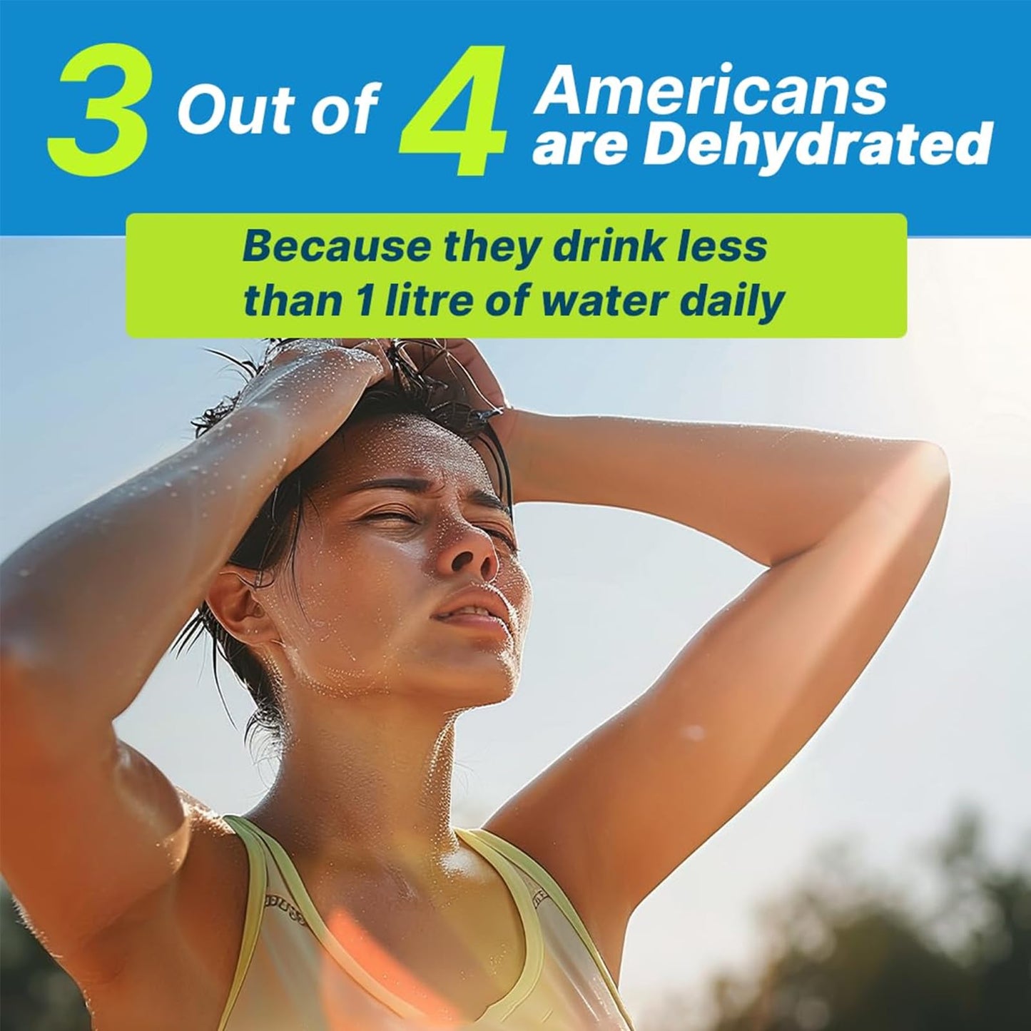 Electrolytes Powder No Sugar, Electrolyte Drink Mix, 5 Vitamins & 6 Electrolytes, Keto Friendly, Potassium & Salt, Sugar Free Hydration Powder, Lemon Flavour 300g