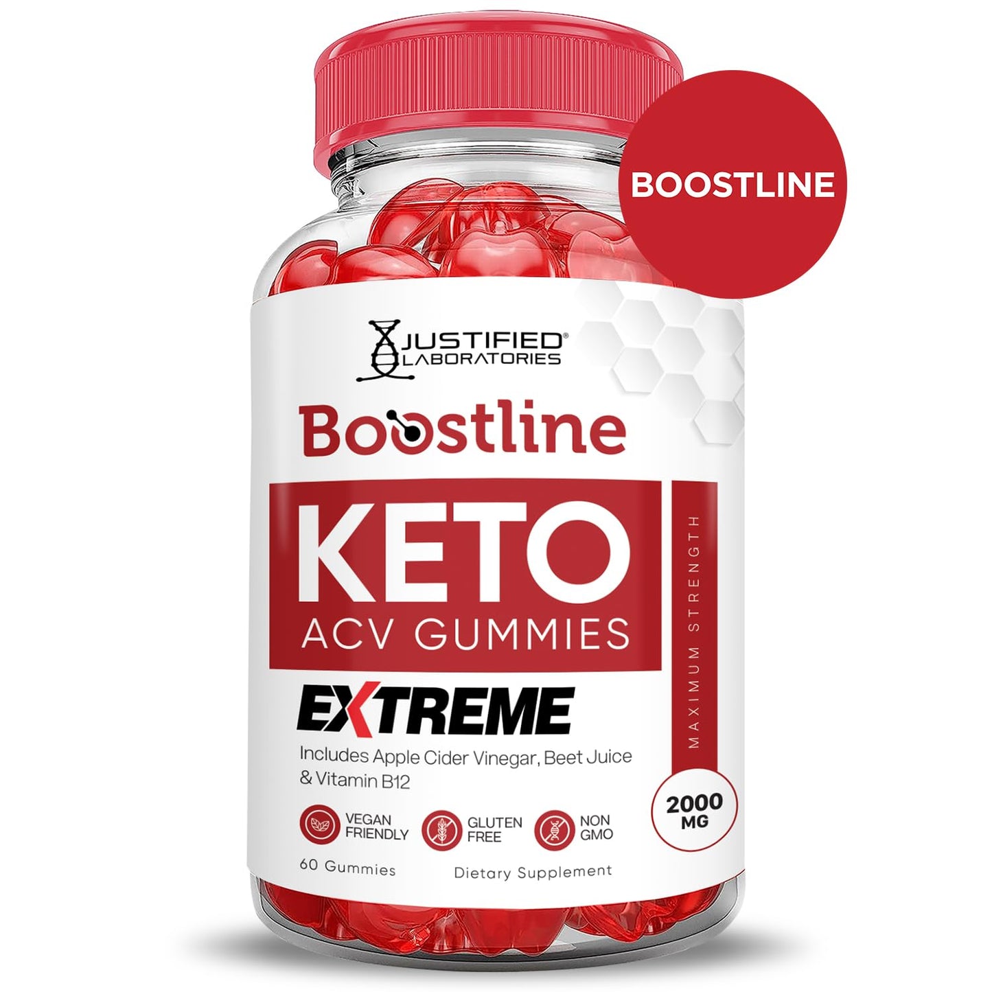 (2 Pack) Boostline Keto ACV Gummies Extreme 2000MG Boost Line Keto Gummies Apple Cider Vinegar Formulated with Pomegranate Beet Juice Powder B12 Vegan Non GMO120 Gummys