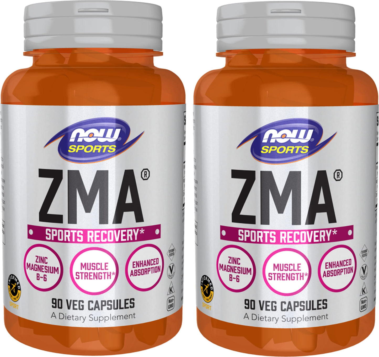 Now Foods ZMA 90 Caps (Pack of 2)