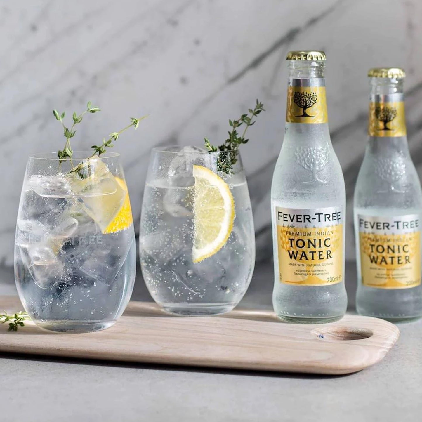 Fever Tree Premium Tonic Water Premium Quality Mixer and Soda Refreshing Beverage for Cocktails Mocktails 200ml Bottle Pack of 15