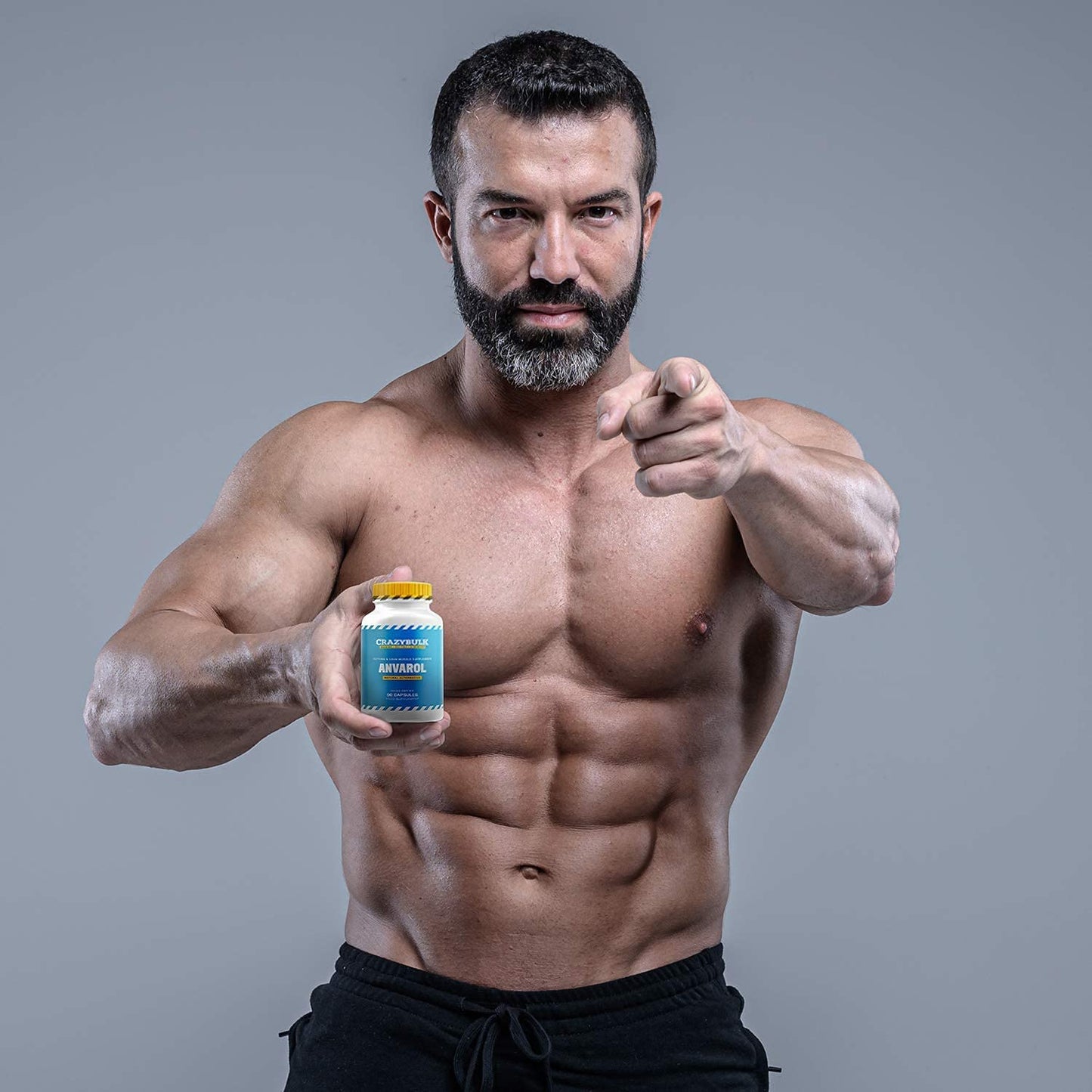 mnb ANVAROL (ANAVAR) Natural Alternative for Cutting & Lean Muscle Supplement, First TIME in India (90 Capsules)