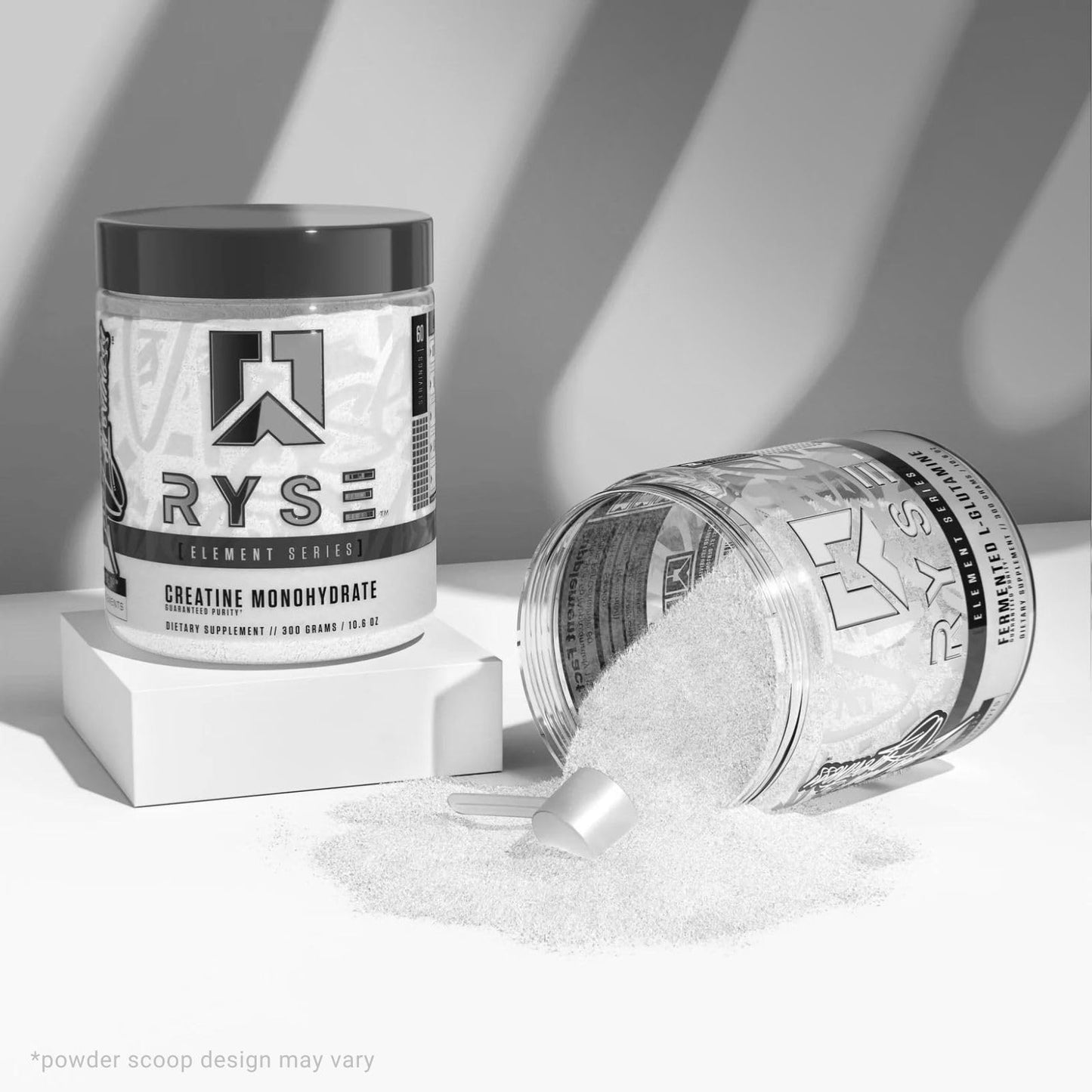 Ryse Element Series Creatine Monohydrate Powder - Unflavored - Supports Lean Muscle Growth, Strength, Power, and Endurance - Helps Reduce Fatigue and Improve Workout Recovery - 60 Servings