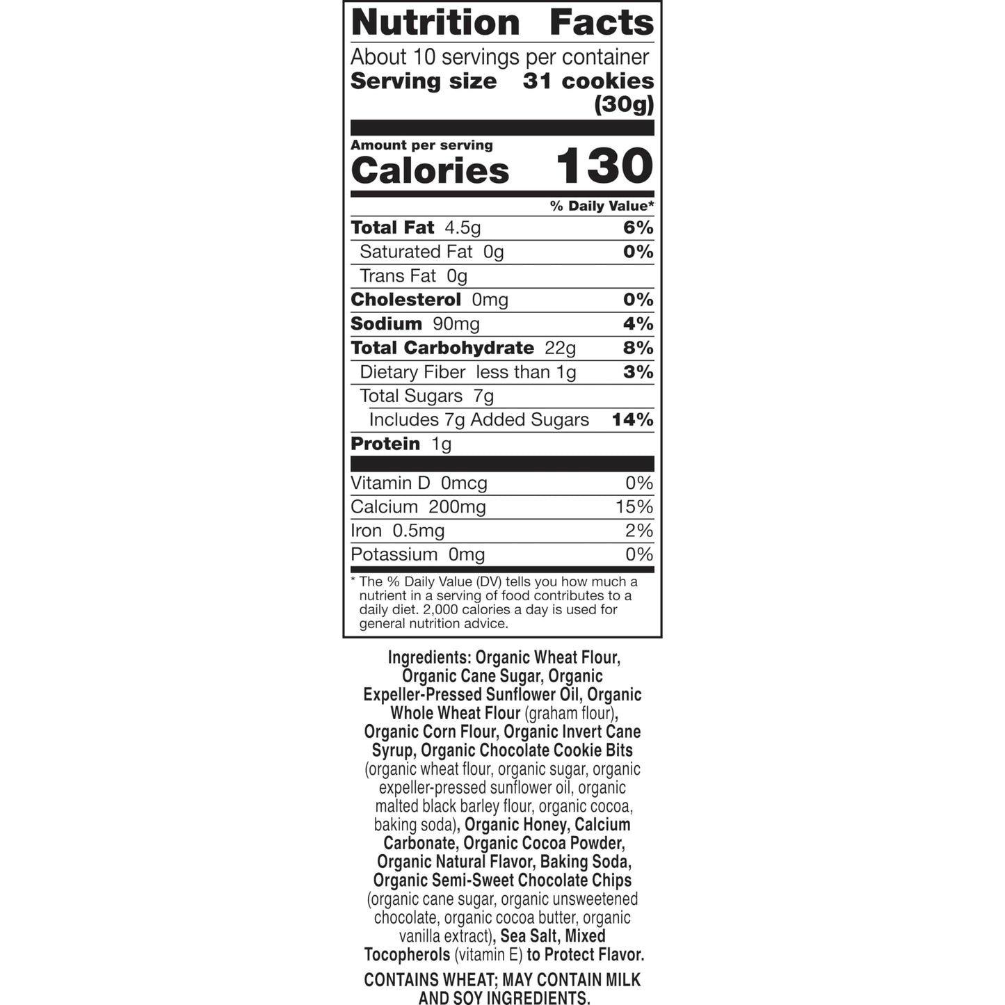 Annies Organic Friends Bunny Graham Snacks Chocolate Chip Chocolate Honey 1125 oz