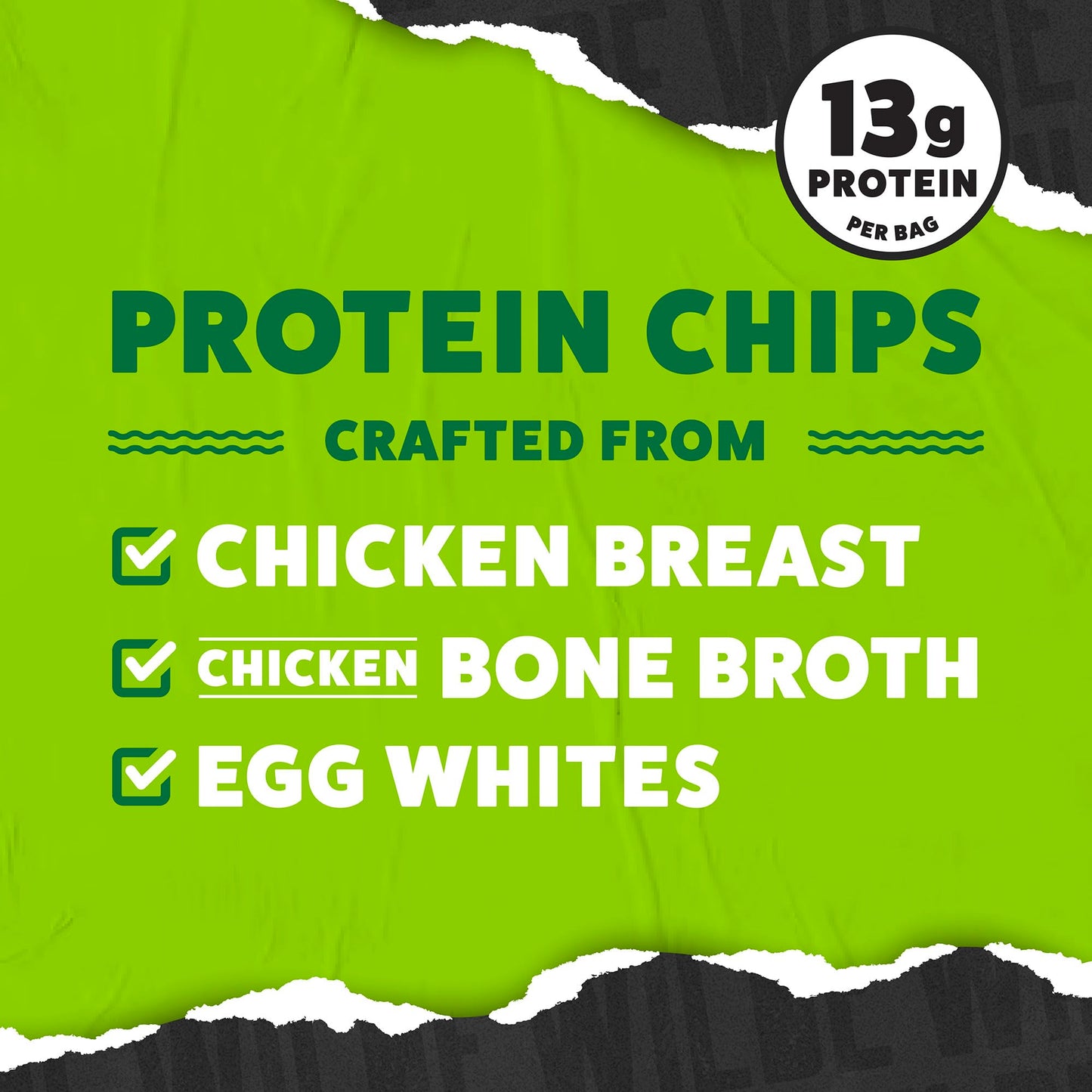 WILDE Protein Chips Variety Pack Protein Snacks Keto chips Made with Real Ingredients 134oz Bags Pack of 12 Flavor Combination May Vary