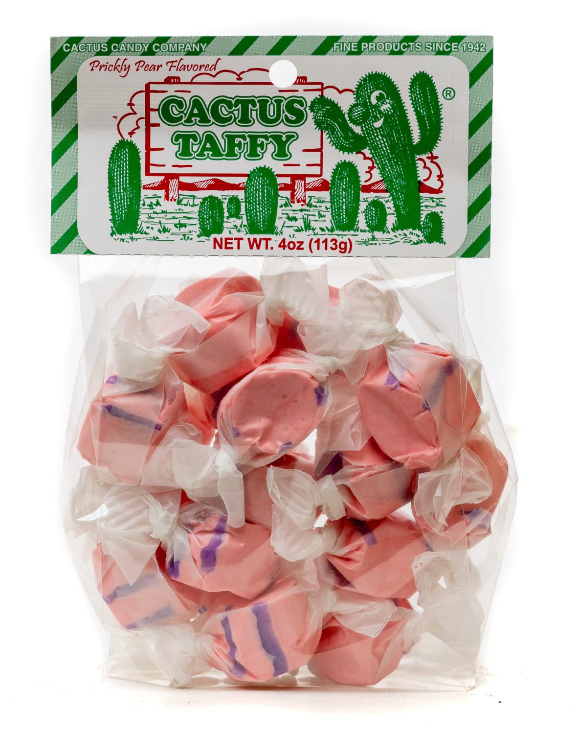 Cactus Candy Company Prickly Pear Taffy A Unique Sweet Treat Made in Arizona 4oz