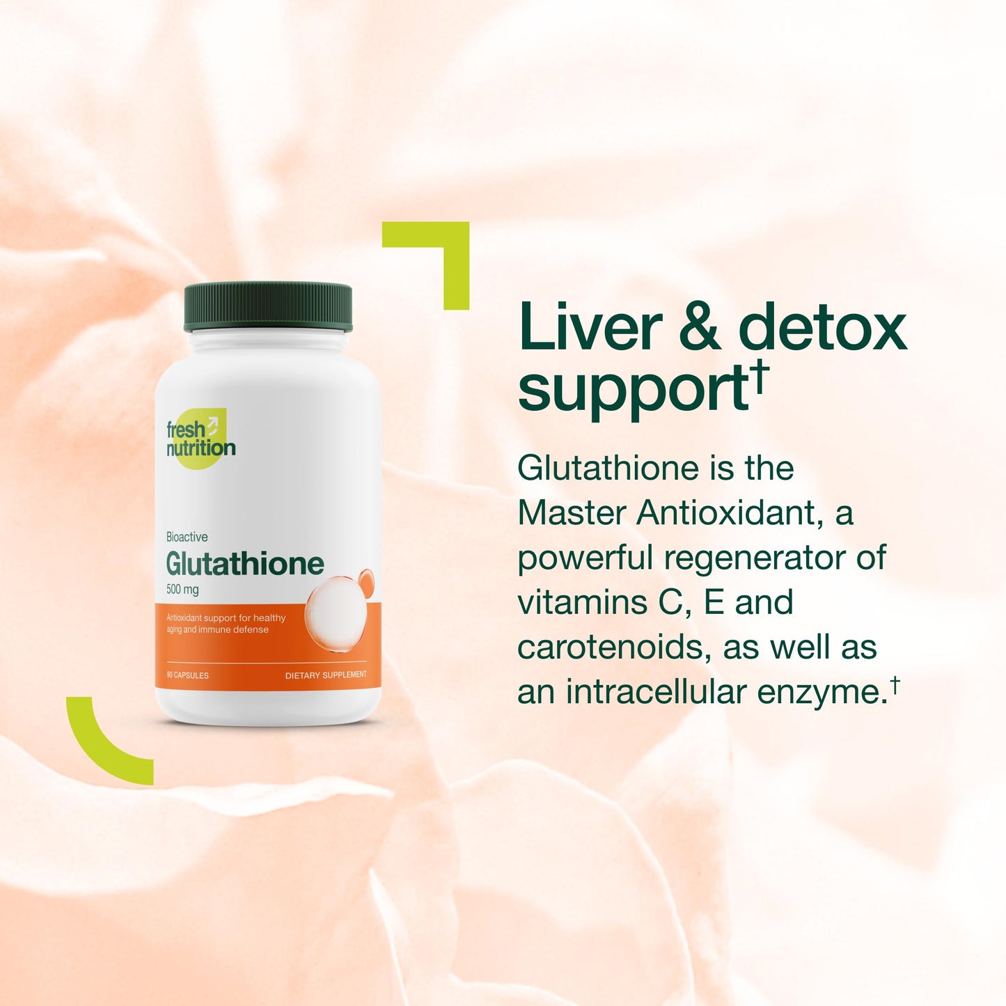Glutathione Supplement Capsule - Strongest DNA Verified Glutathione Reduced - Vegan Friendly, Non GMO, Gluten & Soy Free