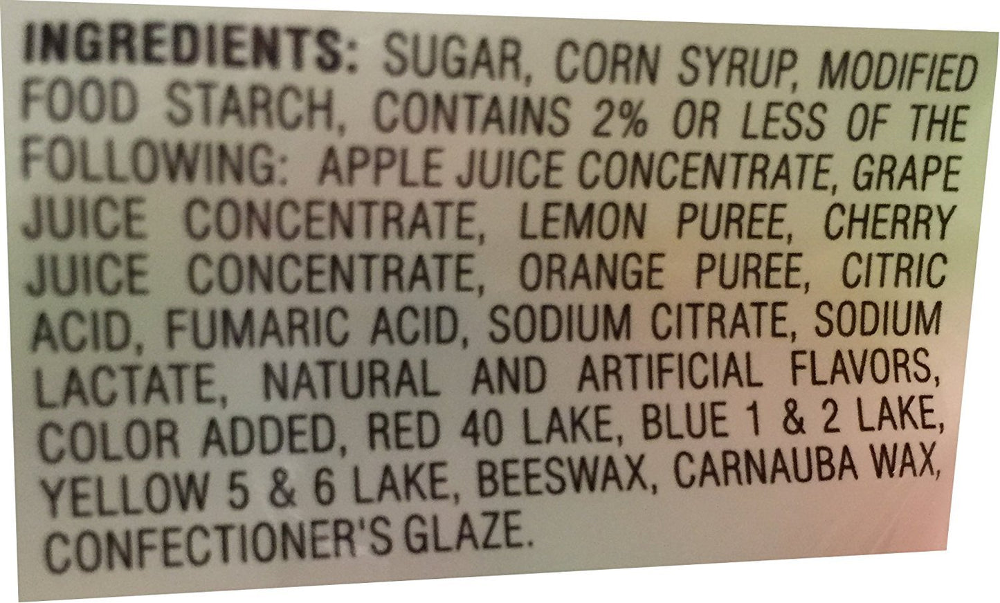 Jelly Belly 5 Sours Flavors Jelly Beans 98 oz Resealable Stand Up Pouch
