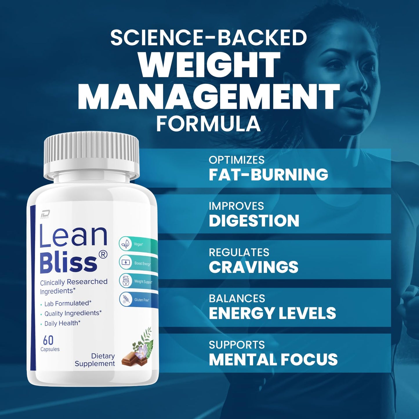 Lean Bliss Pills, Lean Bliss Reviews, Lean Bliss Advanced Formula Pills, Lean Bliss All Natural Formula Supplement Capsules, Lean Bliss Healthy Weight Support (2 Pack - 120 Capsules)