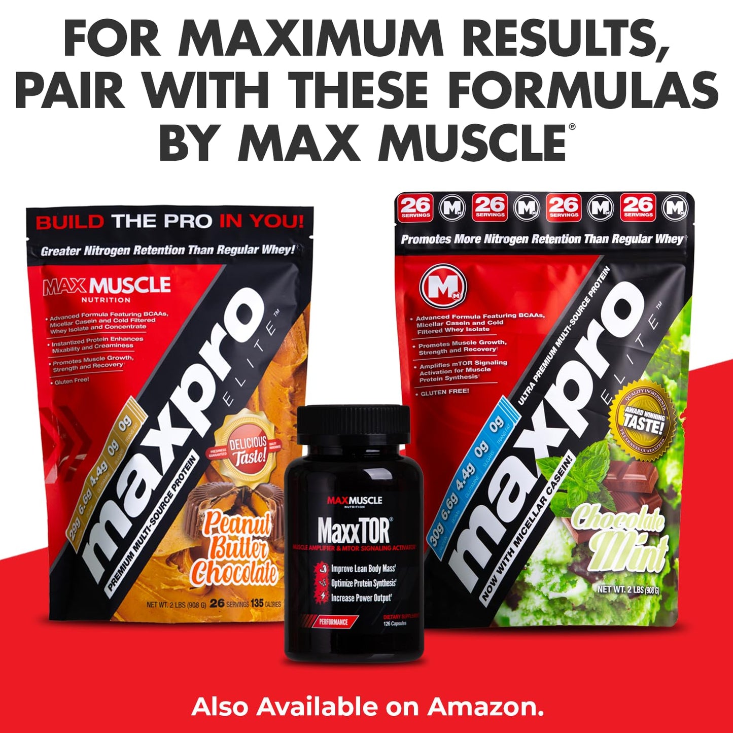 Max Muscle Arm Plus+ Anabolic Recovery Matrix | 25g Whey Protein, 8g Bcaas, 3g Creatine Monohydrate | Amino Acids, Antioxidants, Glutamine, Electrolytes (Orange Citrus Blast, 2.54 lb)