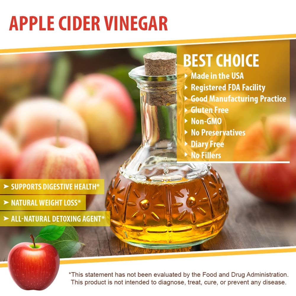 Beaver Brook Apple Cider Vinegar All Natural Dietary Supplement - 60 Capsules