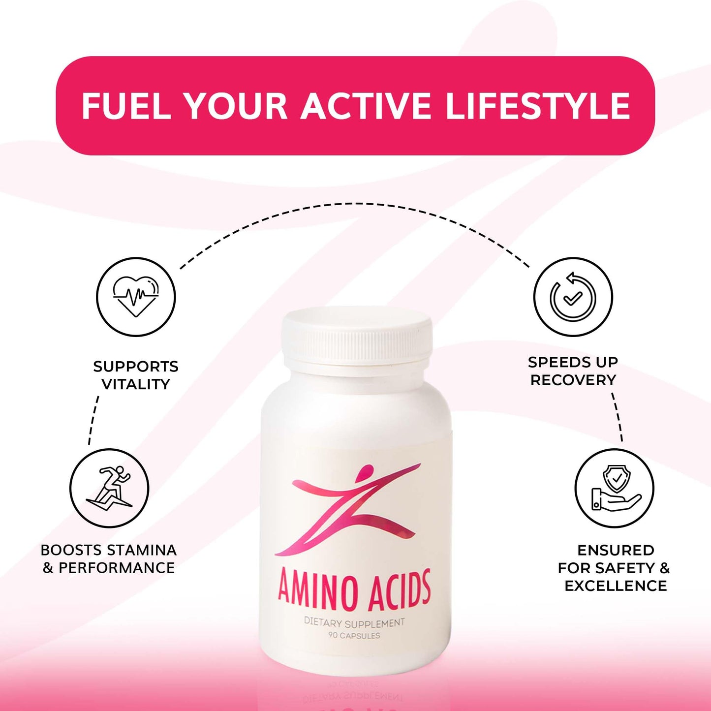 Zurvita - Supplement with Amino Acids - Supports Overall Health and Wellness and Vitality - Plant-Based, No Added Fillers - 90 Capsules