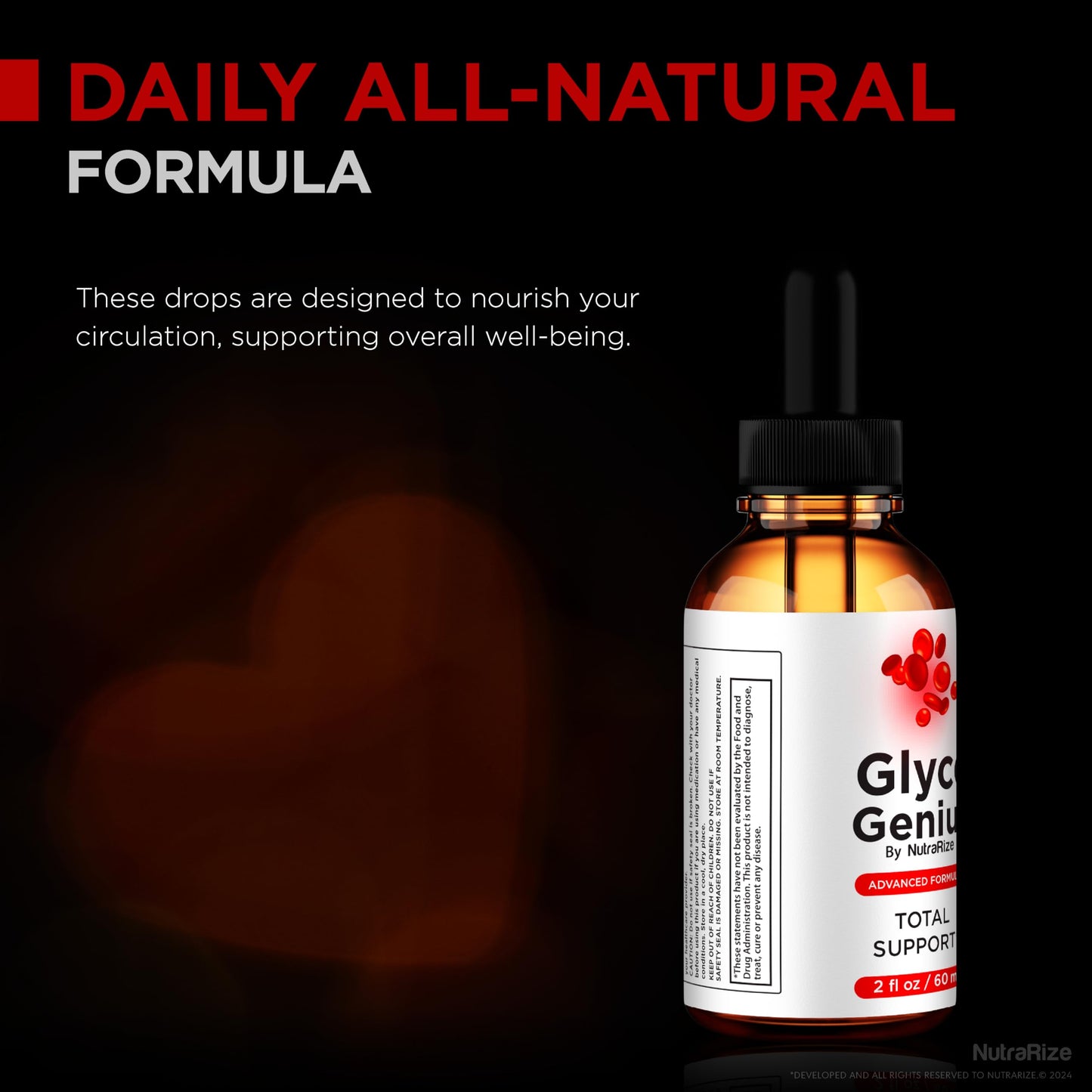 (2 Pack) Glyco Genius Drops, Official GlycoGenius Liquid Dropper, Superior Blend to Support Healthy Levels, All-Natural Formula for Everyday Use, Glyco Genius En Gotas Review (60 Servings)