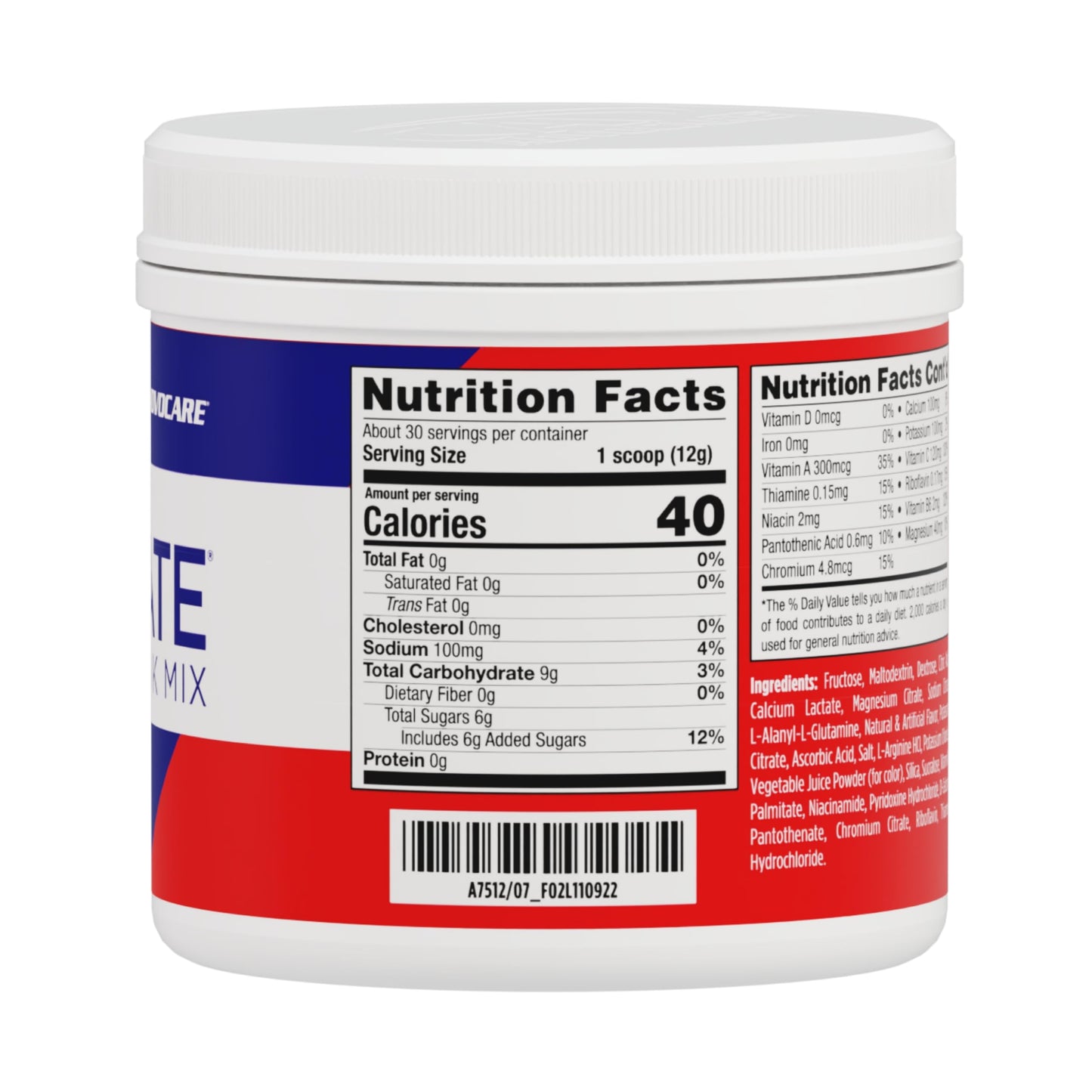 AdvoCare Rehydrate Electrolyte Drink Mix - Hydration & Recovery Drink with Sodium, Potassium & More - Fruit Punch, 12.7 oz