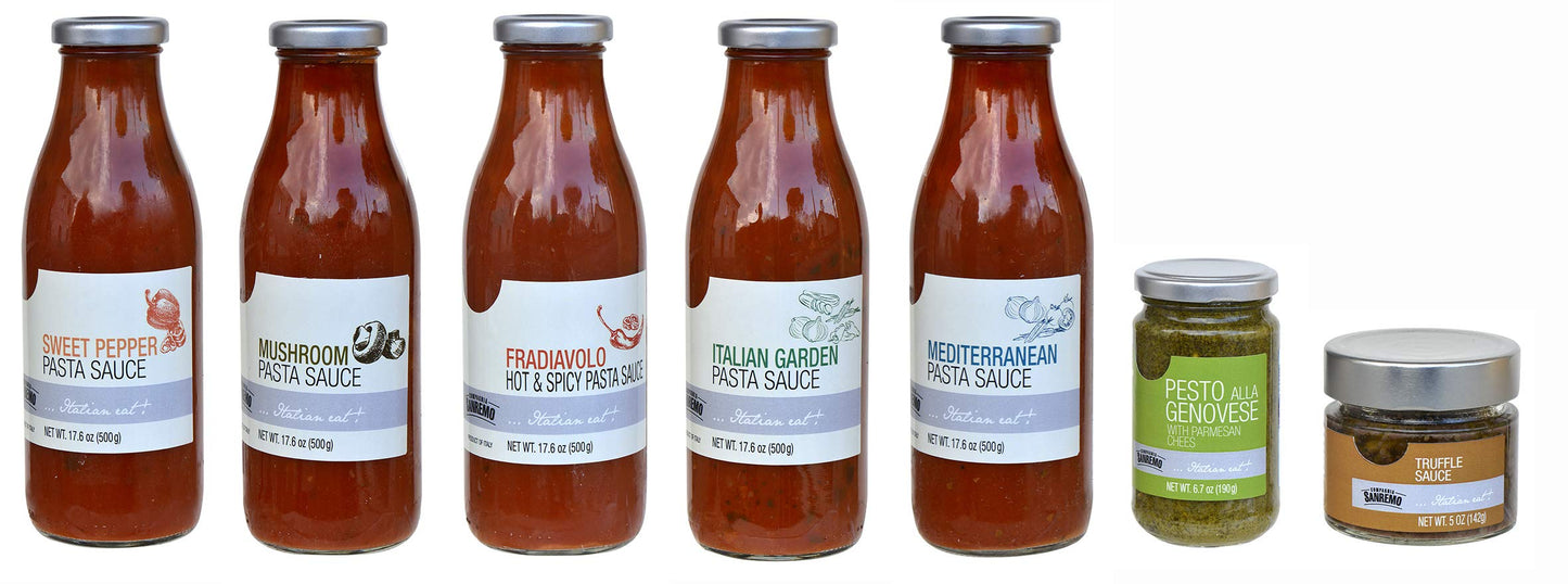 Sanremo Tomato and Vodka Pasta Sauce 11 Pound Pack of 6