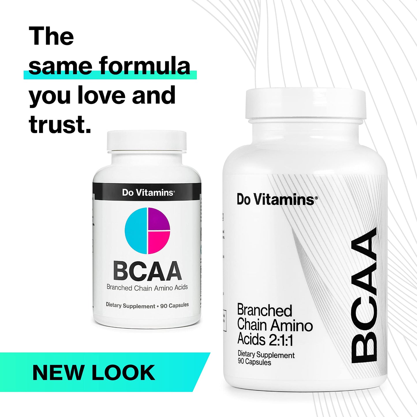 Do Vitamins Branched Chain Amino Acids (BCAA) Capsules, Vegan AjiPure BCAAs, #1 on Labdoor, 2:1:1, 2100 mg, Amino Acids Supplement, Keto, Paleo, Third-Party Tested, 90 Count