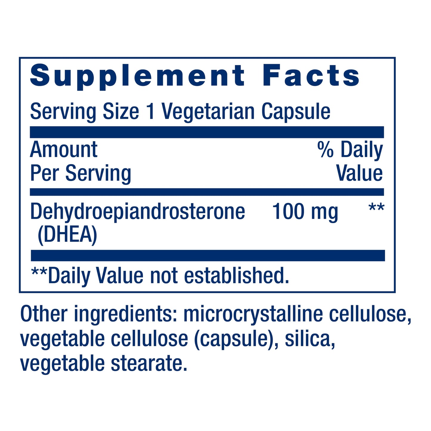 Life Extension DHEA - For Hormone Balance, Immune Support, Sexual Health, Bone & Cardiovascular Health and Anti-Aging and Mood Support Non-GMO, Gluten-Free - 60 Vegetarian Capsules