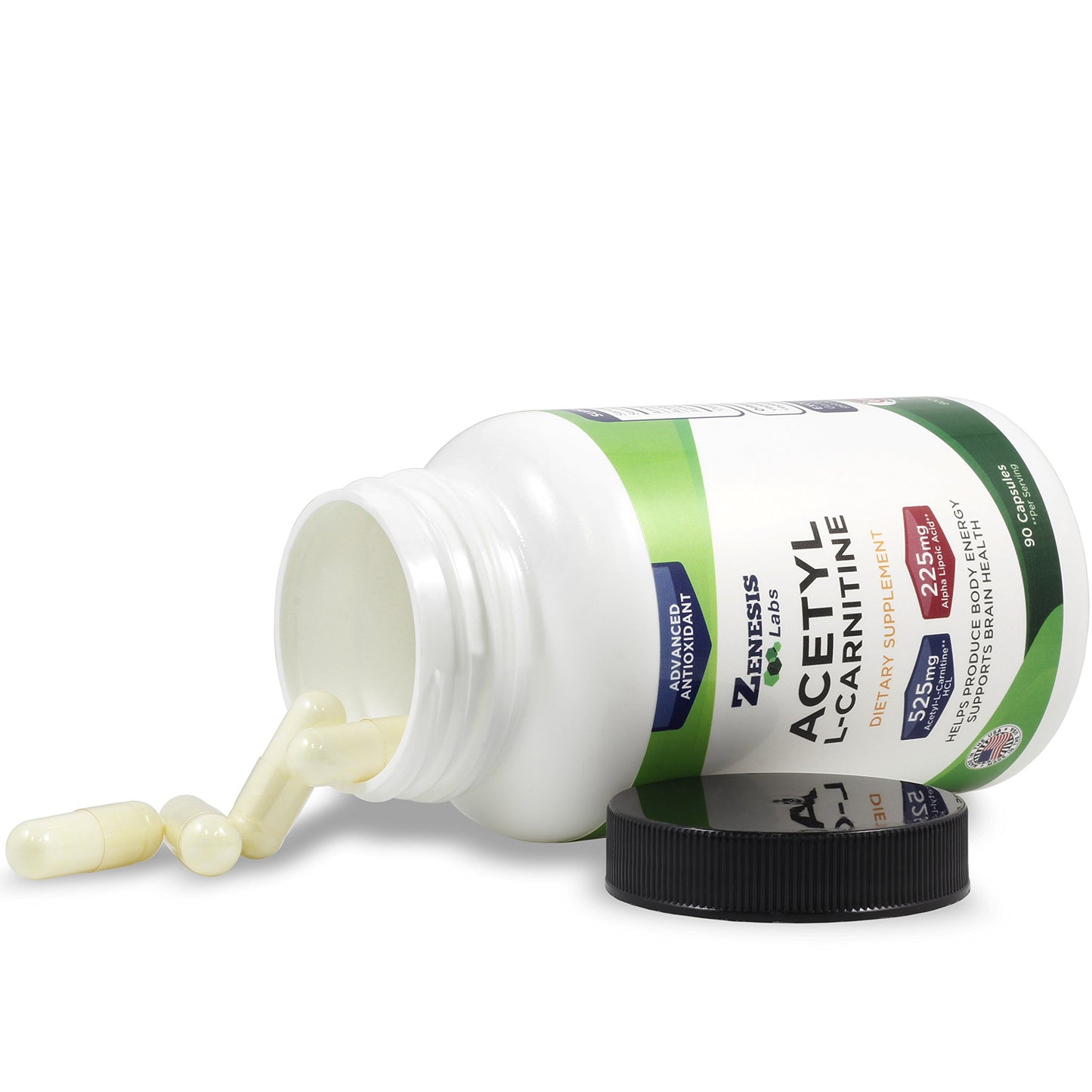 Zenesis Labs Acetyl L-Carnitine with Alpha Lipoic Acid - 90 Capsules