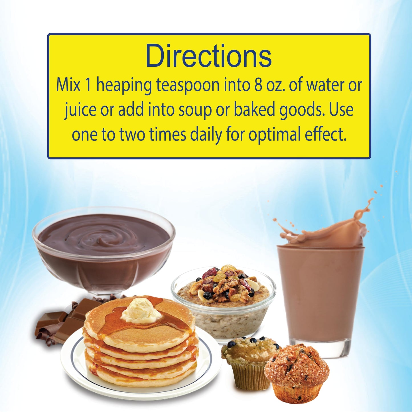 Better Bowls Unflavored Fiber Powder, Instant, Sugar-Free & Gluten-Free, 8 Ounce