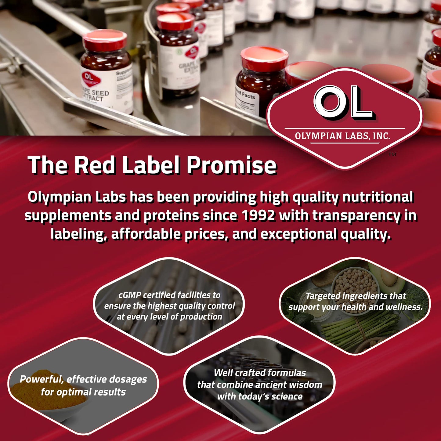 Olympian Labs Prosplex for Men Antioxidant Support for Male Health 60 Capsules