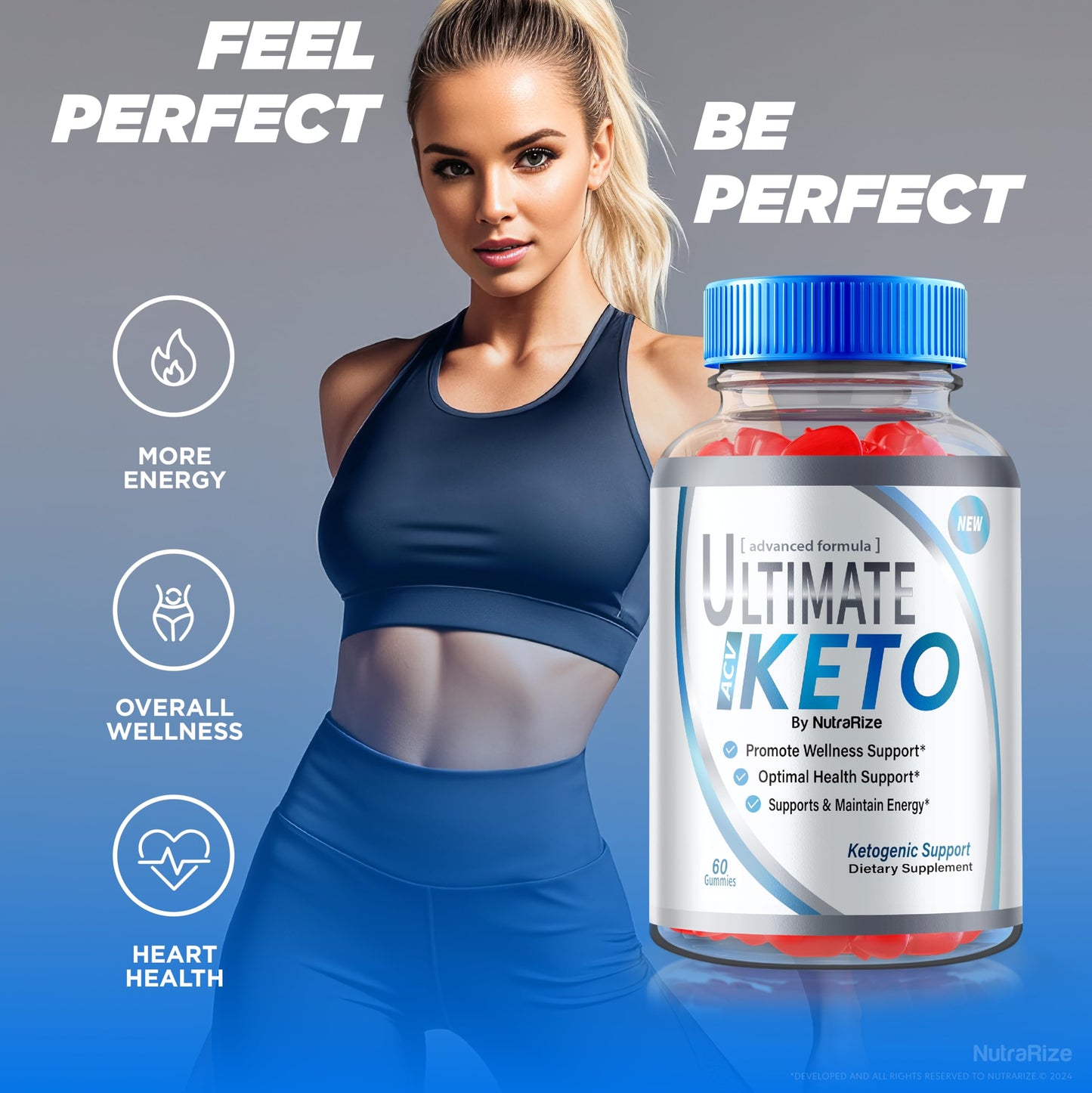 Ultimate Keto ACV Gummies, Ultimate ACV Keto Advanced Weight Loss Supplement, Ultimate Keto Formula, Natural ACV Apple Cider Vinegar 1000MG, Ultimate Keto ACV Vitamins, Official Reviews (60 Gummies)