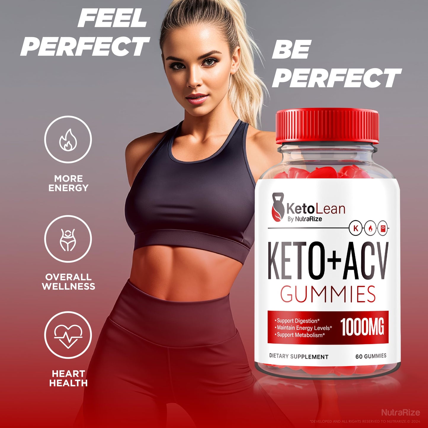 (2 Pack) Keto Lean Keto ACV Gummies, Keto + ACV Gummies, All Natural Apple Cider Vinegar 1000MG, ACV Keto Gummy Supplement, Keto Vitamins, Official Keto Plus ACV, KetoLean Reviews (120 Gummies)