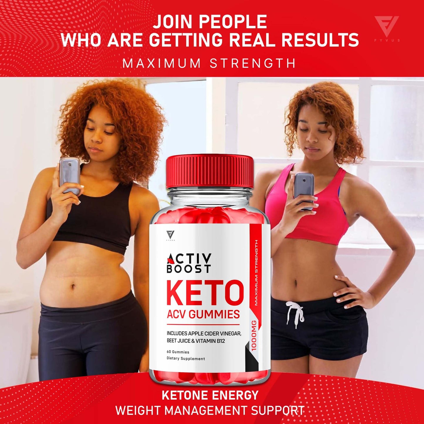 (2 Pack) Activ Boost Keto ACV Gummies, Activboost Keto + ACV Advanced Support, Active Boost Keto ACV Gummies Energy Apple Cider Vinegar Vitamin B12 Supplement Activeboost Max Formula (120 Gummies)