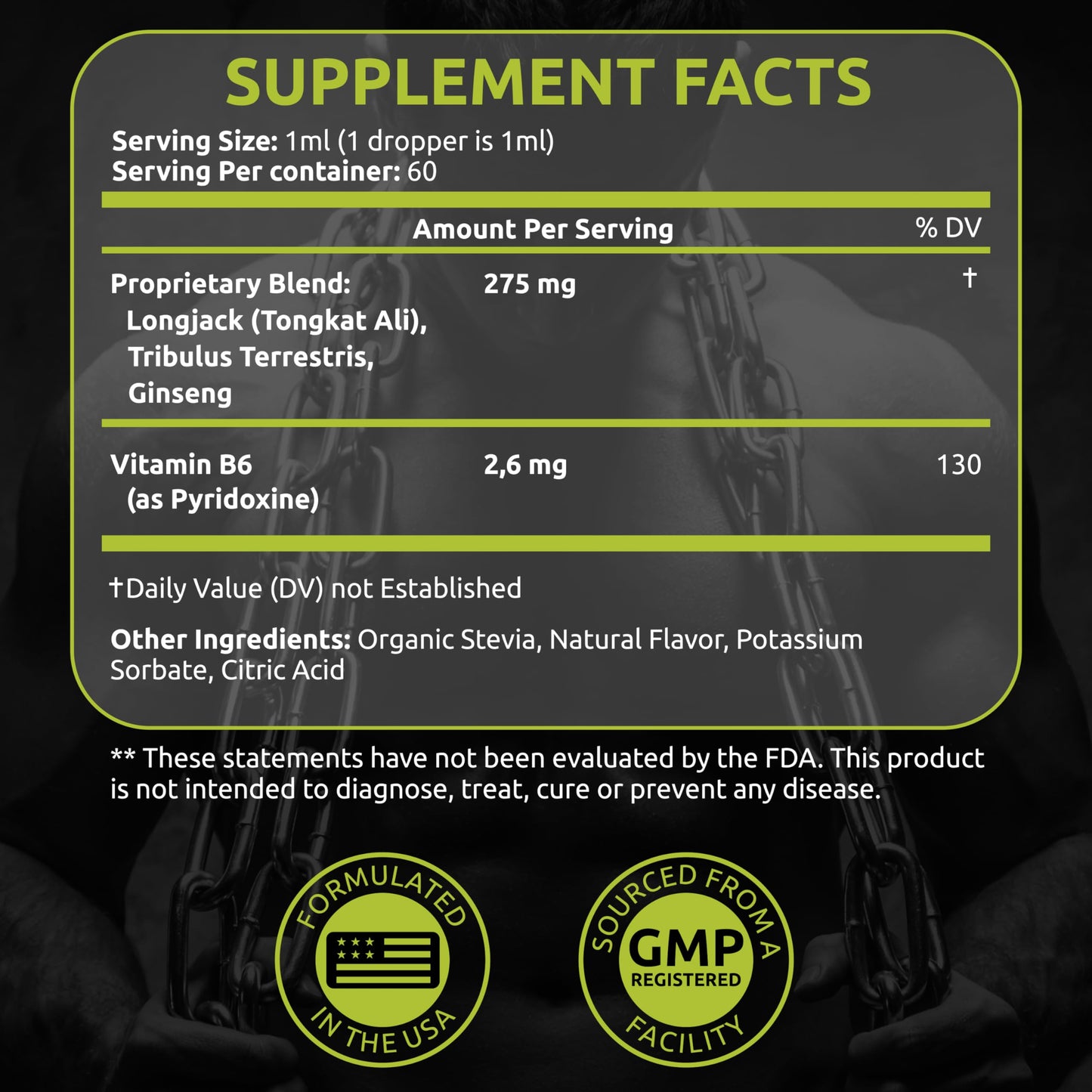 Ultra6 Nutrition Testosterone Booster for Men - Mens and Women Health Supplements - Supplement with Tongkat Ali + Tribulus Terrestris for Male Enhancement - Supports Muscle Recovery & Energy Boost