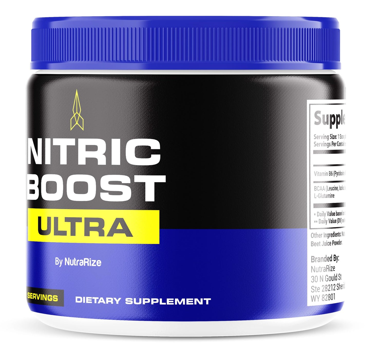 NutraRize (Pack of 2 Nitric Boost Ultra Powder in a Jar, Official Formula to Support Energy Levels and Blood Flow, Reviews (60 Servings)