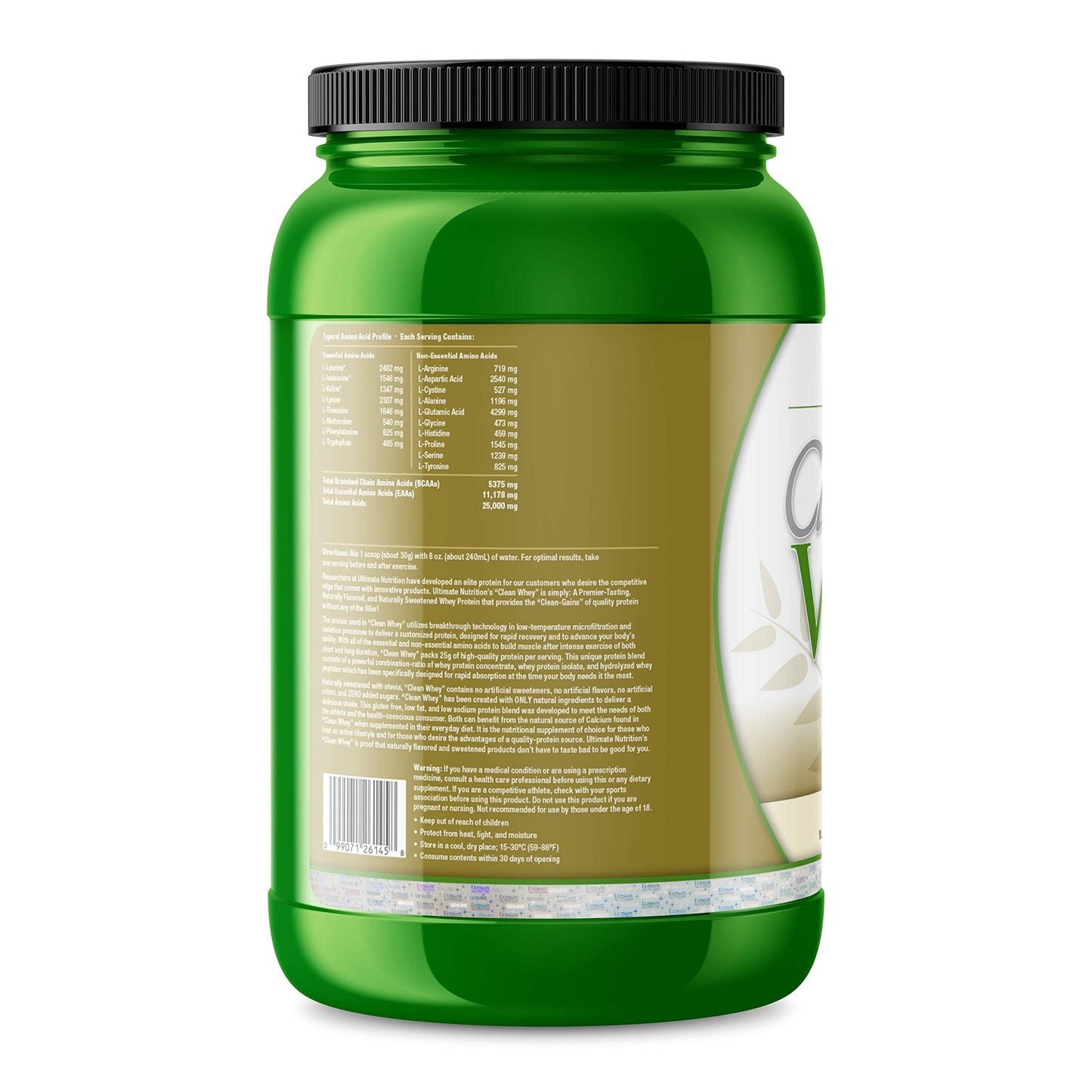 Ultimate Nutrition Clean Whey Protein Blend, Vanilla Crème
