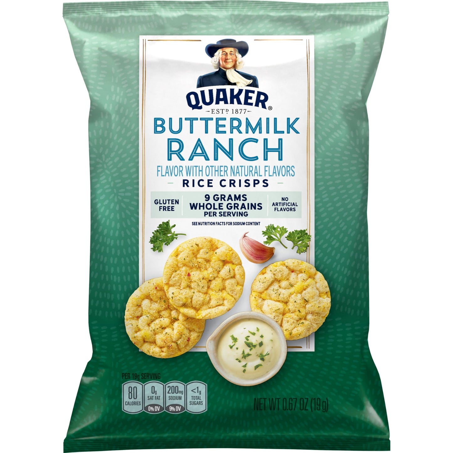 Quaker Rice Crisps 4 Flavor Sweet and Savory Variety Mix 15 count