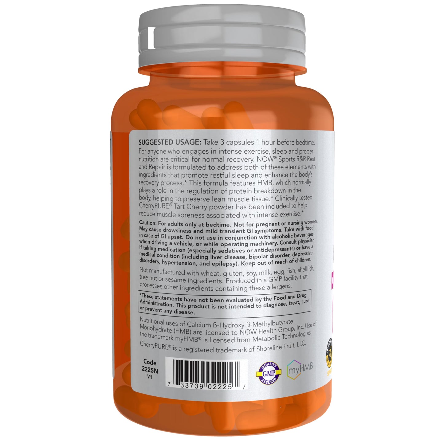NOW Foods Sports Nutrition, R&R Rest and Repair, Recovery*, Promotes Restful Sleep*, Preserves Lean Mass, Reduces Post-Workout Soreness*, Vegan, NGMO, 90 Veg Capsules