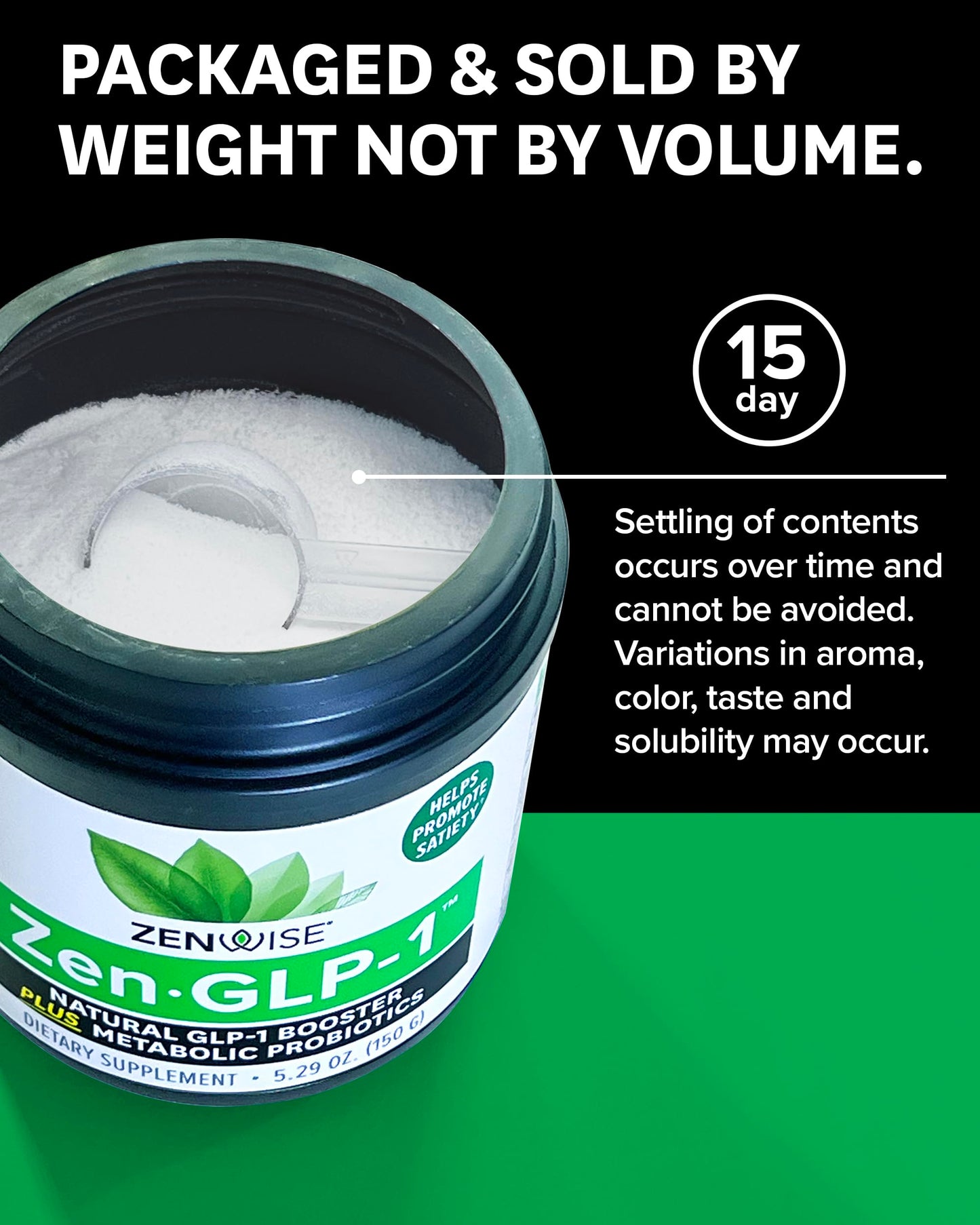 Zenwise Health ZenGLP-1™ - Natural GLP1 with Probiotic for Women & Men + Metabolic Probiotics to Help Control Hunger & Cravings and Support Digestive Health - GLP-1 Supplement Support, 15-Day Serving