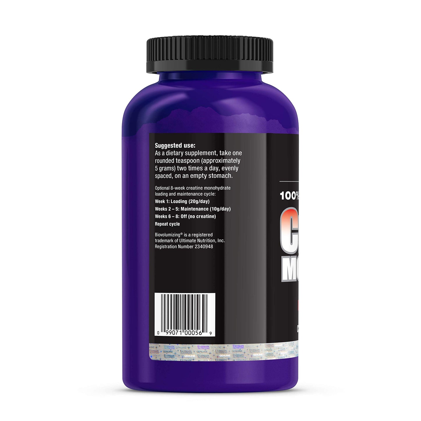 Ultimate Nutrition Unflavored Micronized Creatine Monohydrate Powder for Men & Women, 300g - Workout Performance Supplement for Muscle Growth & Strength Building - Keto-Friendly & Gluten-Free