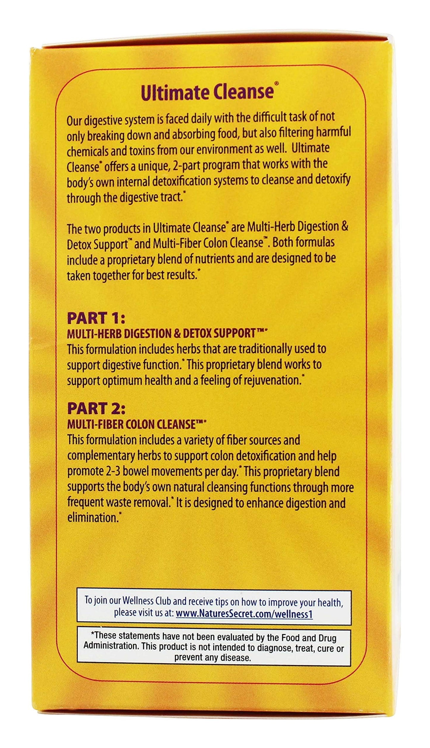 Nature's Secret - Ultimate Cleanse - 2 Part Program