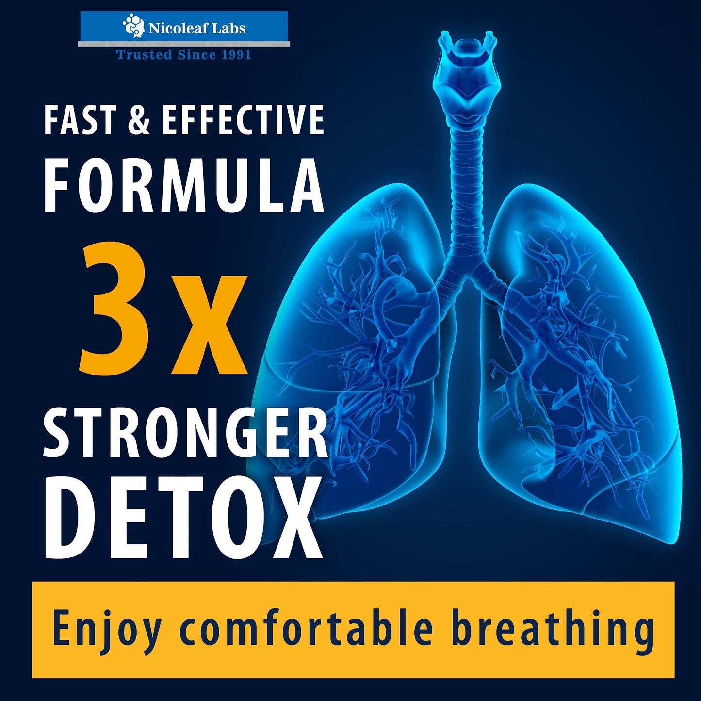 Smoker's Cleanse - Quit Smoking Aid & Respiratory Support - Made in USA - Lung Cleanse and Detox for Smokers - Start New Life Today with All-Natural Lung Support Supplement - Vegan-Friendly, 60 Caps
