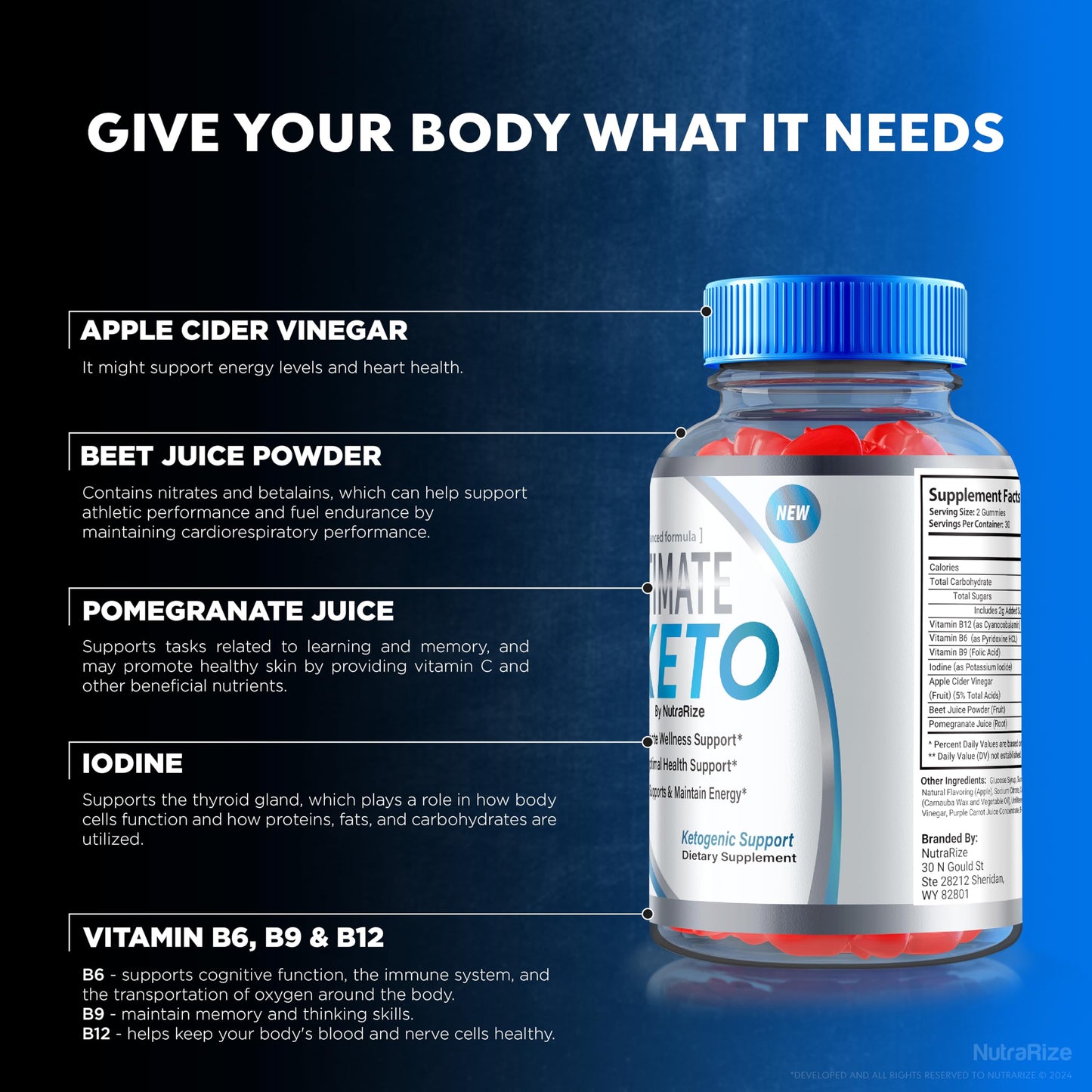 Ultimate Keto ACV Gummies, Ultimate ACV Keto Advanced Weight Loss Supplement, Ultimate Keto Formula, Natural ACV Apple Cider Vinegar 1000MG, Ultimate Keto ACV Vitamins, Official Reviews (60 Gummies)
