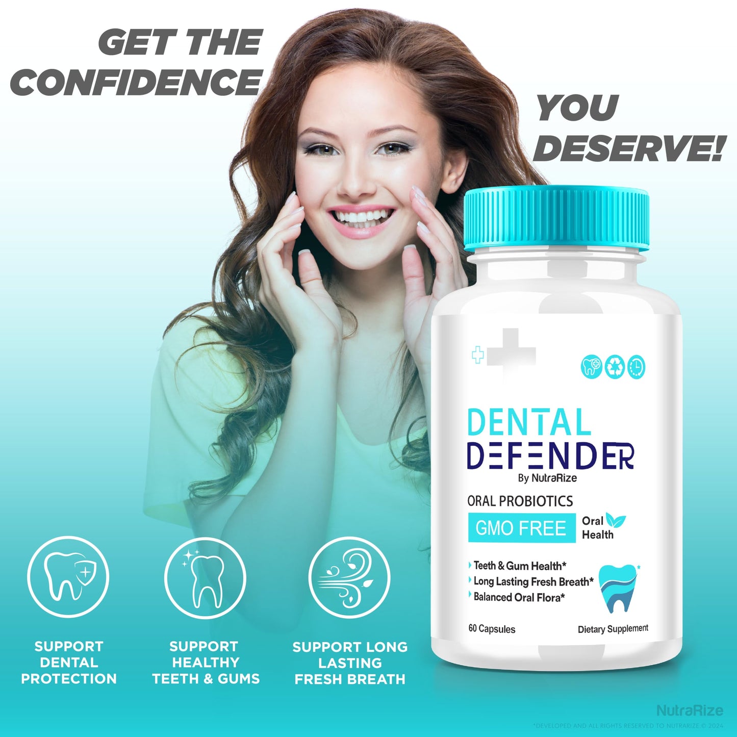 (2 Pack) Dental Defender Capsules, Dental Support Pills, Health Supplement for Teeth, Transform Your Oral Care Routine with Natural Support, DentalDefender Reviews (120 Capsules)