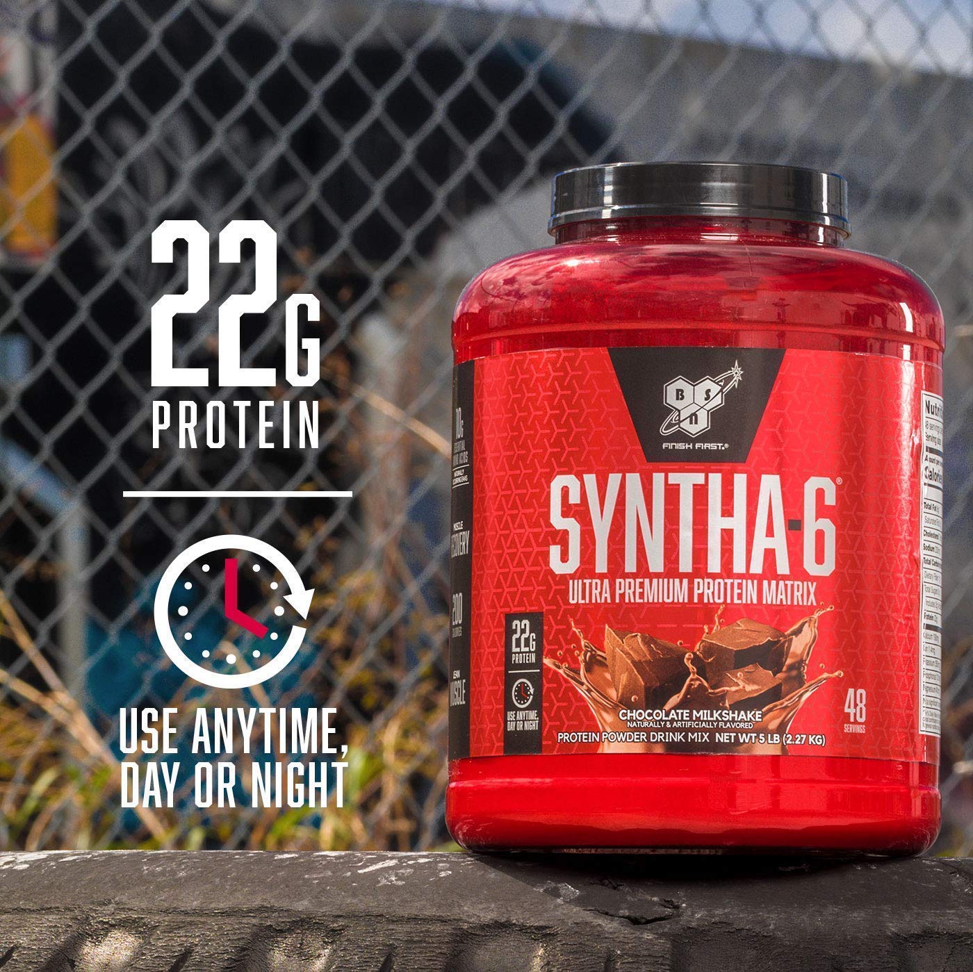 BSN SYNTHA-6 Protein Powder, Vanilla Ice Cream, 80 Ounce