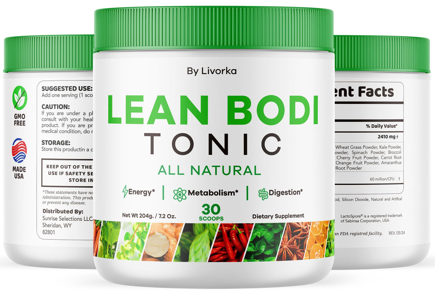 (2 Pack) Lean Body Tonic Powder, Lean Body Tonic, LeanBody Powder, LeanBodyTonic, Lean Body Powder, Lean Body Tonic Powder Advanced Formula, Lean Body Powder All Natural, 60 Servings for 2 Months
