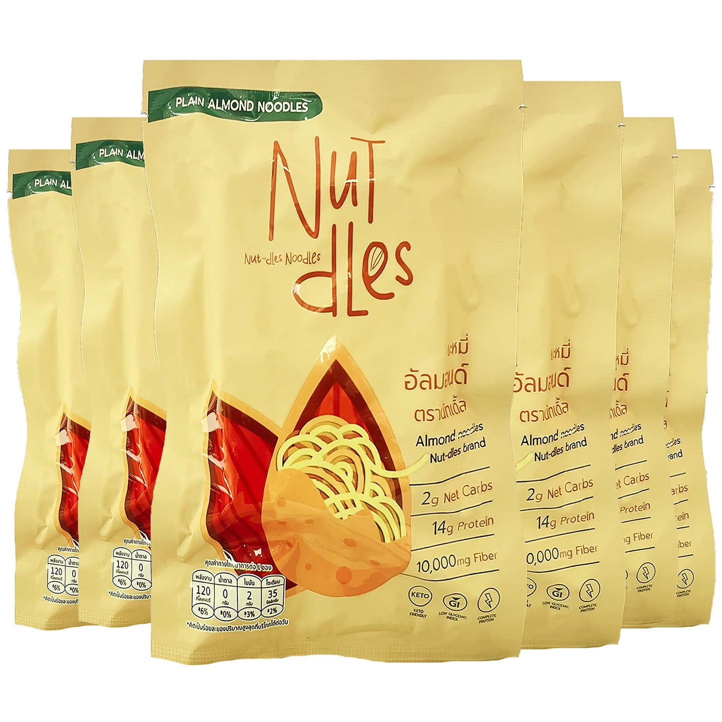 Keto Noodles High Protein Ramen made from almond low carb noodles 6 Packs Keto ramen noodles perfect Keto foods Low carb noodles high protein noodles easy instant meals