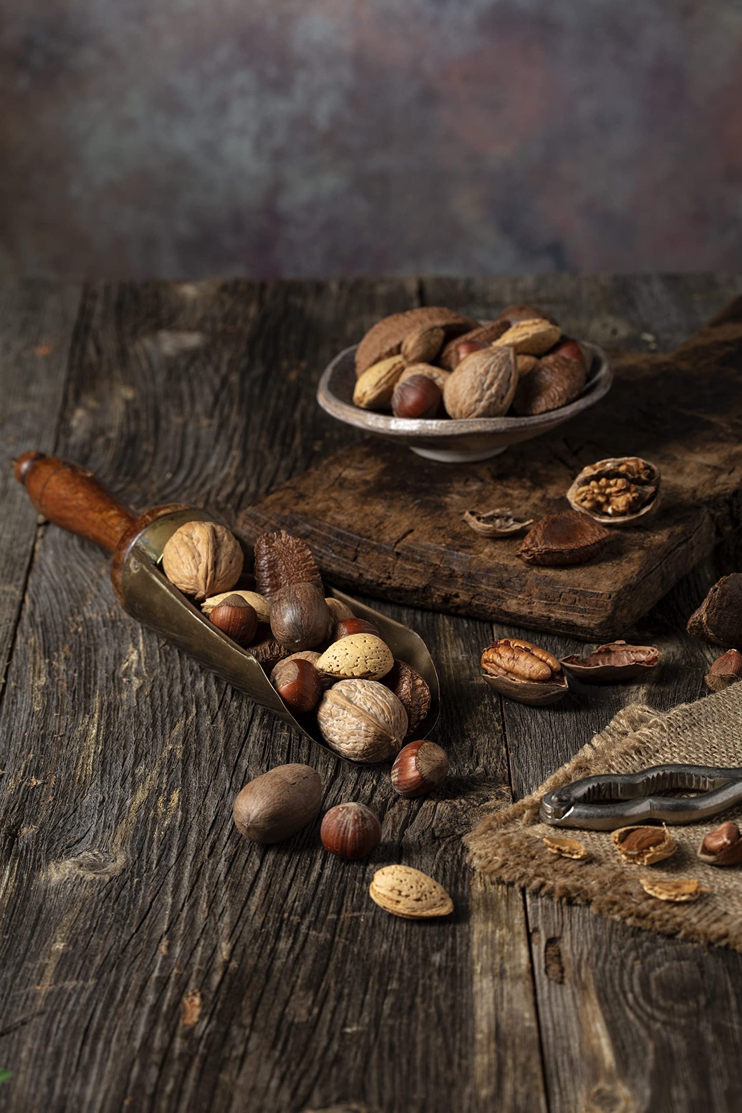 NUTS US Mixed Nuts In Shell Almonds Walnuts Hazelnuts Pecans Brazil Nuts No Added Colors and No Artificial Flavors Fresh Buttery Taste and Raw Packed In Resealable Bags 6 LBS