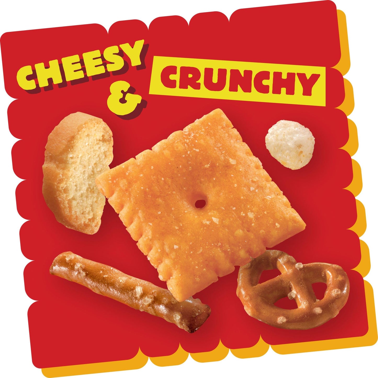 CheezIt Snack Mix Lunch Snacks Office and Kids Snacks Classic 9oz Box 12 Packs
