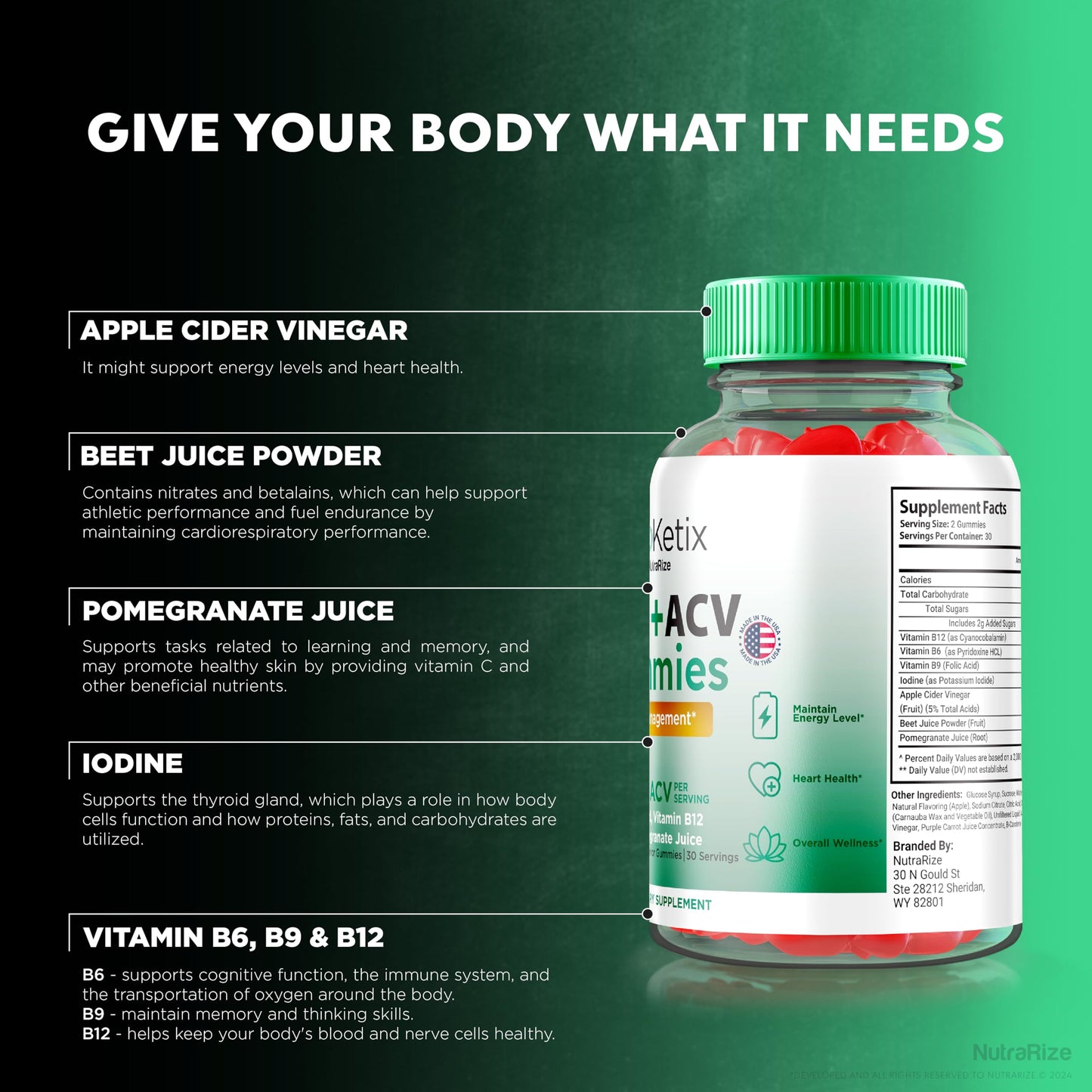 Bioketix Keto ACV Gummies, Official Bio Ketix Gummies, All Natural Apple Cider Vinegar 1000 MG, Premium Weight Loss Support Formula, ACV Keto Gummy, Keto+ACV Gomitas Reviews (60 Gummies)
