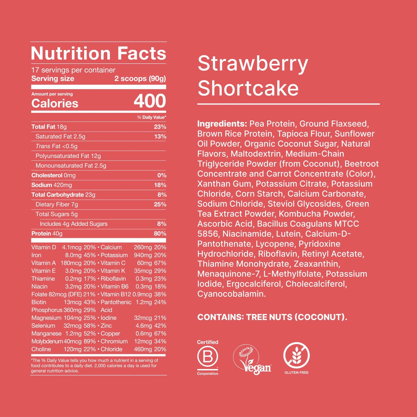 Huel Black Edition | Strawberry Shortcake 40g Vegan Protein Powder | Nutritionally Complete Meal | 27 Vitamins and Minerals, Gluten Free | 17 Servings | Scoop not included to reduce plastic