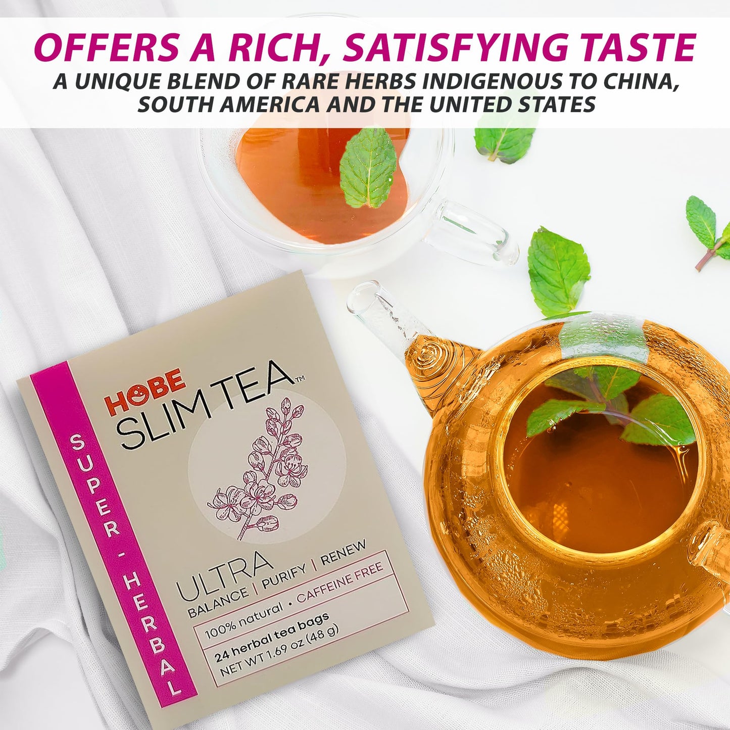 Hobe Labs Super Herbal Tea 24 Bags