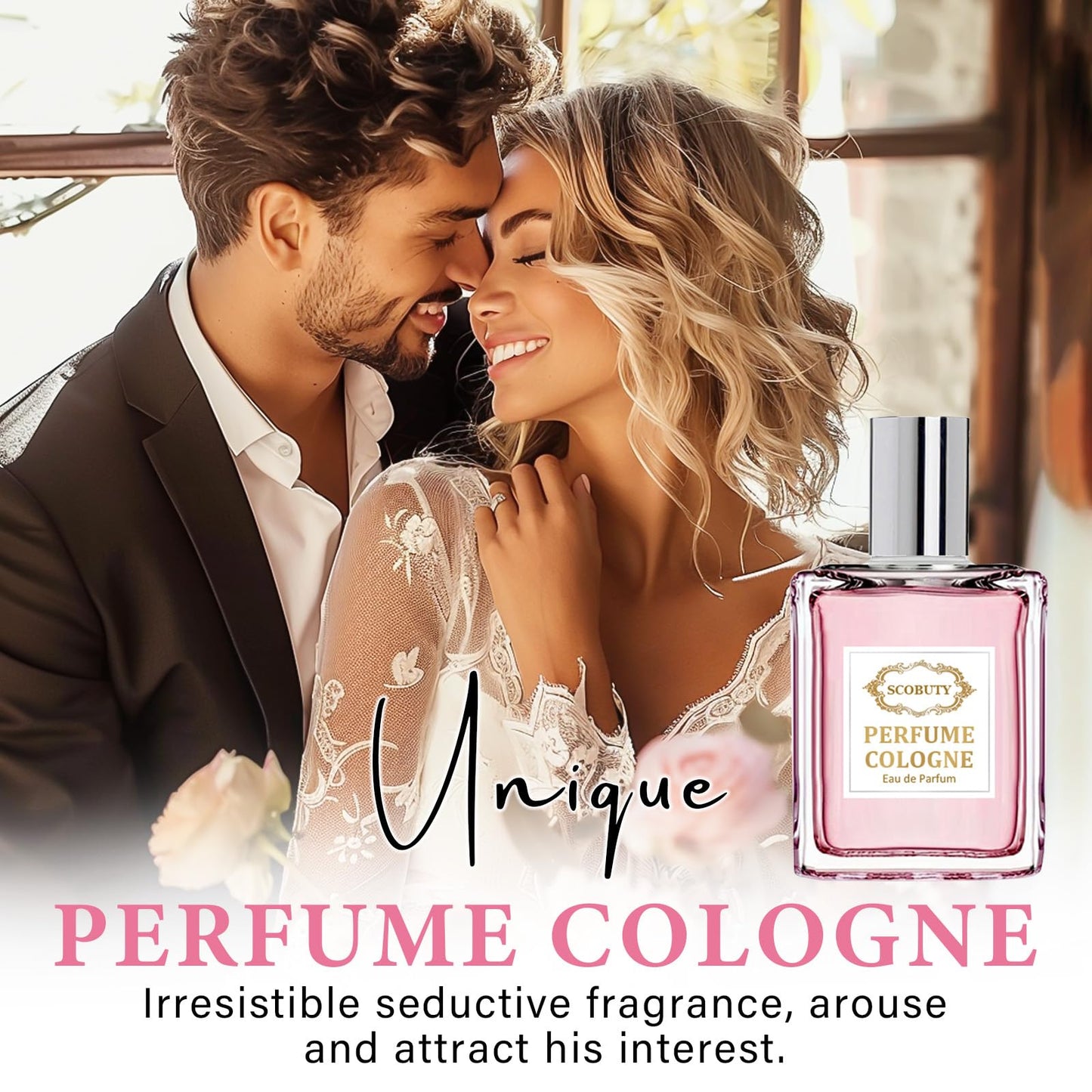 SCOBUTY Pheromones Perfumes for Women, Pheromone Cologne for Women, Long Lasting Roll on Pheromone Perfume to Attract Men, Long Lasting-20ml